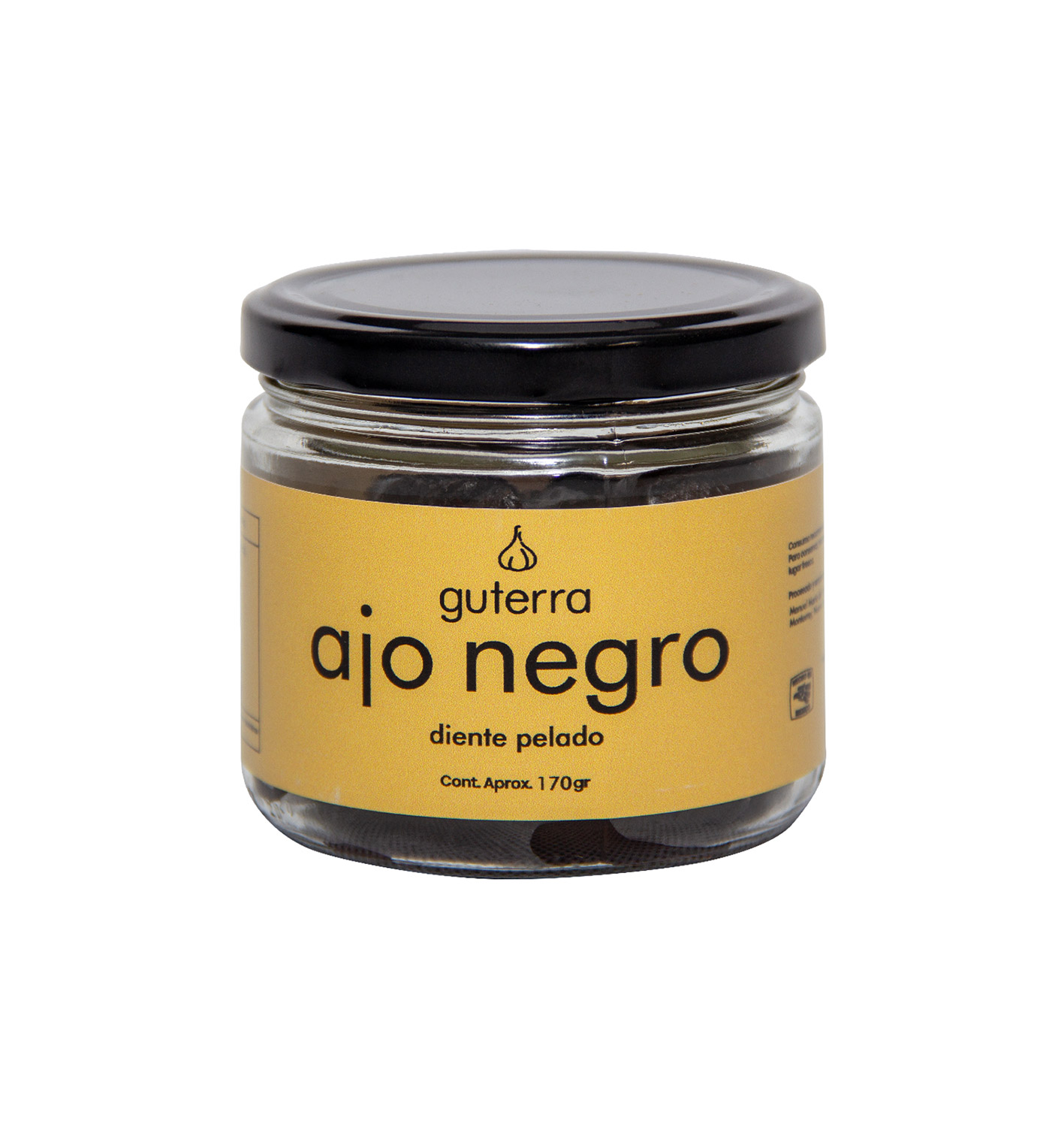 Ajo-Negro-Diente-Pelado-170g_Frente-01