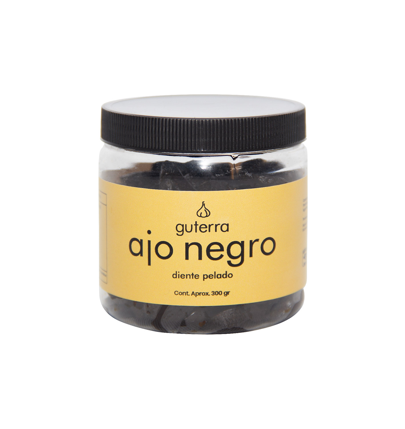 Ajo-Negro-Diente-Pelado-300g_Frente-01