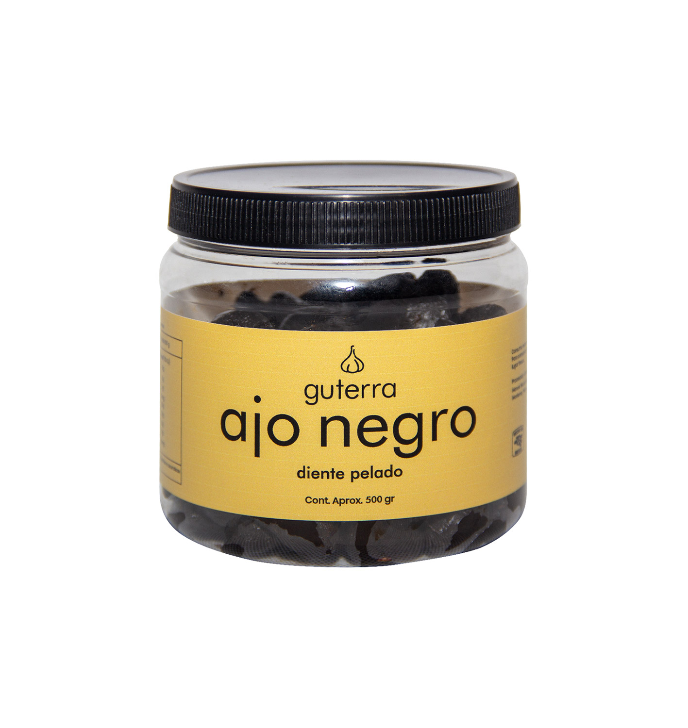 Ajo-Negro-Diente-Pelado-500g_Frente-01